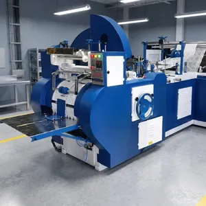 Máquina de Producción de Bolsas de Papel BAGMAC en Oferta, para Bolsas de Compra Industriales con Alimentación y Corte Automático de Papel - Product Image 1
