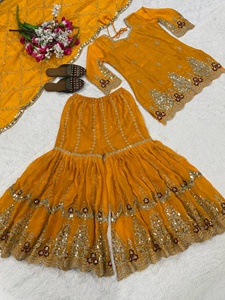 Derniers modèles de salwar kameez pour femmes pour mariage et fêtes, provenant d'un fournisseur et exportateur indien. - Product Image 4