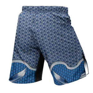 กางเกงขาสั้นฝึกซ้อม MMA สำหรับผู้ชาย โลโก้ด้านหน้า น้ำหนักเบา แห้งเร็ว ออกแบบมาเพื่อการเคลื่อนไหวที่สะดวกสบาย ทนทาน เหมาะสำหรับการฝึกซ้อม - Product Image 2