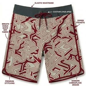 Shorts de bain personnalisés à séchage rapide, shorts de plage légers, shorts de surf, vêtements de sport aquatiques d'été - Product Image 6