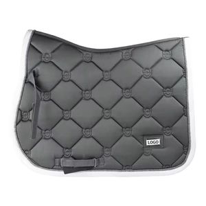 Manufacturer's Best Price Satin Fabric <b>Equestrian</b> Horse Riding Jumping Saddle Pads All Sizes & Colors Available - Product Image 5