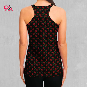 New Arrival Women's Casual Gym Singlets Comfortable Customized Colors Flexible Tank Embroidery Breathable Quick Dry <b>Stretch</b> - Product Image 3