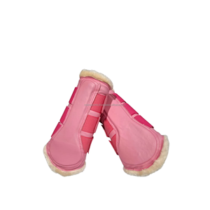 Botas de cepillado para caballos Costa Sports, cómodas, de piel y tela, en todos los colores - Product Image 3