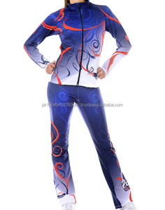 เสื้อแจ็กเก็ตทีมเต้นรำสำหรับเด็กดีไซน์ล่าสุดชุดฝึกเต้นทำจากสแปนเด็กซ์ออกแบบได้ตามต้องการ - Product Image 1