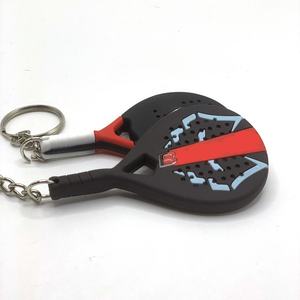 Llavero de Goma Suave con Logotipo Personalizado para Raqueta de Pádel, Duradero, Servicio OEM, MOQ por Unidad, Tamaño y Empaque Personalizables - Product Image 2