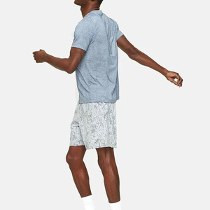 T-shirt ajusté pour homme en coton lavé respirant, écologique, de qualité supérieure, avec logo frontal, coupe classique, 180g, design personnalisé - Product Image 3