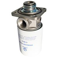 Filter Oli Hidrolik Inline Tekanan Rendah JUNWAVE 3/4" PT Berbahan Aluminium Kualitas Premium Baru, Filtrasi 10 Mikron, Maksimal 100 PSI