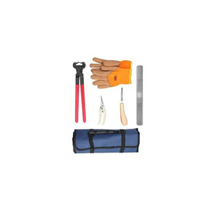 Complete Equine Hoof Trimming Tool Kit With Carry Bag Horse Hoof Care Rasp Nipper Knife Pliers <b>Set</b> - Product Image 3