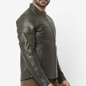 New Fashion <b>Men</b> <b>Leather</b> <b>Jacket</b> With Cozy Interior Making It Ideal As A Winter <b>Jacket</b> Choice - Product Image 1