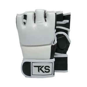 Gants de MMA sportifs de qualité supérieure, paume rembourrée durable avec design ergonomique des doigts et ajustement sécurisé du poignet. - Product Image 4