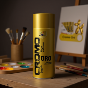 Peintures artistiques plaquées or 68990 CROMO ORO 400ML - Product Image 3