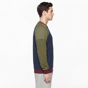 Sweat-shirt unisexe noir, blanc et gris, col rond, mélange polyester/coton, 370g, doublé, manches longues, coupe décontractée, pull-over, hiver - Product Image 3