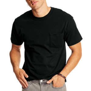 Service OEM ODM, T-shirt pour homme en coton 100% de haute qualité, coupe classique, col rond, respirant, écologique, séchage rapide - Product Image 4