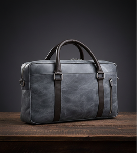 Custom Genuine <b>Leather</b> <b>Laptop</b> <b>Bag</b> Sling Style Trendy Large Capacity Lightweight Designer Casual High Quality Office - Product Image 3