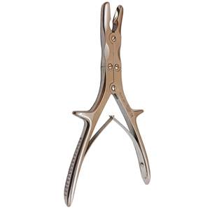 Rongeur à os double action de qualité supérieure, forceps de précision pour la neurochirurgie et les procédures orthopédiques - Product Image 3