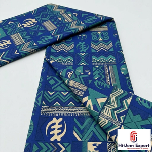 Tissu en coton imprimé africain de qualité supérieure du Malawi, Ankara Kitenge personnalisé pour la production de vêtements, personnalisation du logo, marquage pour les ONG, les églises, les événements - Product Image 2