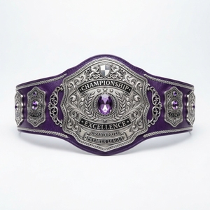 Cinturón de Campeonato Personalizado Premium, Trofeo Deportivo Personalizado, Cinturón de Premio con Placa de Metal y Correa de Cuero, Fabricante de Cinturones para Ganadores de Torneos - Product Image 5