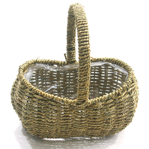 Indoor Foldable Eco-Friendly Seagrass Storage <b>Basket</b> Planter Stand with Stand Flower Pot Vinacraft Wholesale Price - Product Image 4