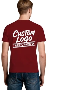 Heavyweight Cotton Short Sleeve American Size Men's T-Shirts - Product Image 3