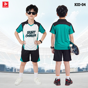 JUST PLAY Ensemble de maillot de sport pour enfants, manches courtes, rose, noir, polyester, short en maille respirante, imprimé lettres, KID-04 - Product Image 6
