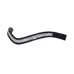 Meilleure qualité en cuir de qualité supérieure Horse Brow Band forme de designer durable avec cristal Bling décoratif Premium Horse Products - Product Image 1