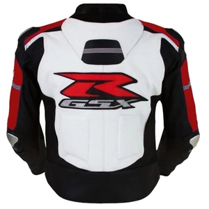 Veste de course sur circuit en cuir de vache véritable Zuzuki MotoCP Pro pour homme/Chaqueta sur mesure avec protection dorsale CE niveau 2 - Product Image 2