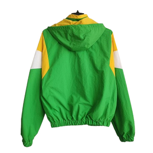 Veste coupe-vent style urbain OEM avec logo personnalisé, imprimé color block, pour entraînement en extérieur, faible MOQ, ensemble de survêtement athlétique pour la gym - Product Image 2