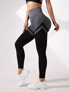 Leggings de yoga souples pour femmes, taille haute, en nylon, pantalons de yoga athlétiques, fabricant de leggings de fitness et d'entraînement ODM - Product Image 2