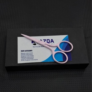 Bán Buôn Chất Lượng Cao Tùy Chỉnh Thêu Kéo Ưa Thích In Kim Chỉ Màu Hồng Tráng Kéo 3.5" - Product Image 3