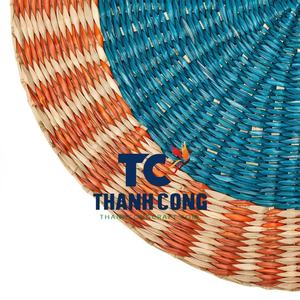 MEJOR VENTA Plato de cargador tejido a mano de Mantel redondo de algas marinas de estilo bohemio para cenas elegantes en hogares, hoteles y restaurantes. - Product Image 3