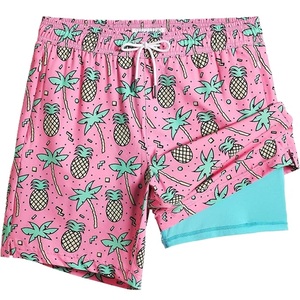 Shorts d'été en polyester ou nylon élastique, imprimé AOP, shorts de bain à séchage rapide, style décontracté, taille tissée avec cordon de serrage, en provenance du Bangladesh. - Product Image 5