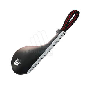 แผ่นรองเตะหนังคุณภาพสูงแบบกำหนดเองสำหรับการฝึกซ้อมมวย - ขายส่งจากโรงงาน เป็นมิตรกับสิ่งแวดล้อม สวมใส่สบาย ระบายอากาศได้ดี ป้องกันได้อย่างมีประสิทธิภาพ - Product Image 3