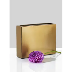 Modern Elegant Metal Flower <b>Vase</b> Stylish Home Decor Bulk Export Designer Metal Flower <b>Vase</b> Luxury Interior Bulk Supplier - Product Image 1