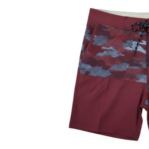 Shorts de Baño de Secado Rápido Color Rojo Granate, Ropa de Playa, Shorts de Natación de Alto Rendimiento, Anti UV, Ligeros - Product Image 3