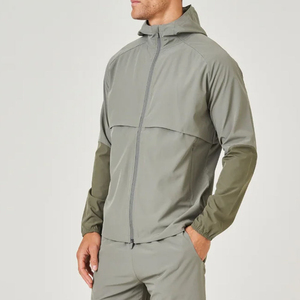 Conjunto de chándal cortavientos transpirable e impermeable de corte regular para hombre, venta al por mayor, calidad premium. - Product Image 6