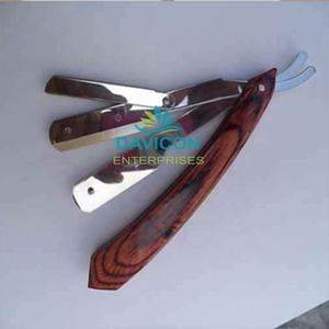 มีดโกนหนวดพับได้ขอบตรงดีไซน์ใหม่มีดสแตนเลสเคลือบอย่างสวยงาม - Product Image 6