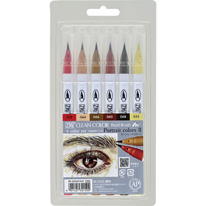 [ME]KURETAKE ZIG Clean Color Real Blush Portrait Colors II (RB-6000AT/6VE) Stylo plume, stylo pinceau, stylo manga - Product Image 2