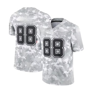 เสื้อกีฬาโพลีเอสเตอร์ 100% สำหรับผู้ชาย ผู้หญิง และเยาวชน พิมพ์ลายตามสั่ง น้ำหนักเบา ระบายอากาศได้ดี เสื้อฟุตบอลอเมริกันแบบซับลิเมชั่น - Product Image 6