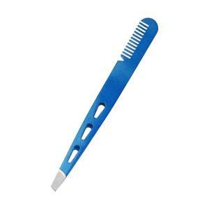 Juego de pinzas profesionales para cejas de acero inoxidable de 4 piezas - Product Image 2