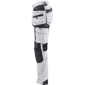 Pantalon cargo homme 100% coton, multi-poches, style jogger, en toile de coton kaki, personnalisable avec votre logo de marque. - Product Image 3