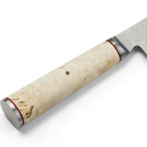 Couteau Bunka de 6,5 pouces, outil de découpe de cuisine pour hacher les légumes, trancher les fruits, couper les herbes et préparer les repas au quotidien - Product Image 3