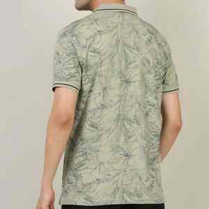 Chemises polo, hauts, t-shirts et pulls en tricot rayé à boutons pour hommes, mode été - Product Image 3