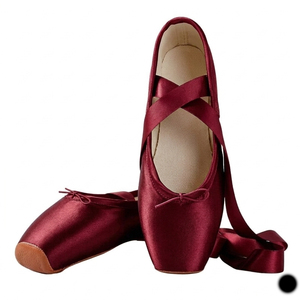 Chaussons de ballet modernes respirants en toile extensible, chaussures de danse légères, nouveau design, chaussures de danse en cuir écologique souple - Product Image 4