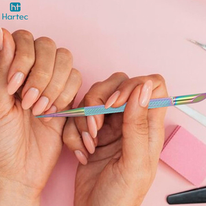 Herramienta de Manicura de Acero Inoxidable Multicolor, Palito para Quitar Esmalte de Uñas, Cortador de Esmalte, Empujador de Cutículas Profesional - Product Image 2