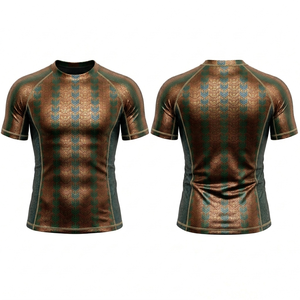 เสื้อรัดกล้ามเนื้อ MMA BJJ สำหรับออกกำลังกายและต่อสู้ แขนยาว ผลิตตามแบบ OEM พร้อมโลโก้สั่งทำพิเศษ - Product Image 6