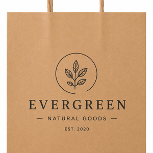 ถุงกระดาษสีน้ำตาลแบบมีหูหิ้วแบน สำหรับร้านเสื้อผ้า บรรจุภัณฑ์ของขวัญ เบเกอรี่ คาเฟ่ เคาน์เตอร์ขายปลีก และงานอีเว้นท์ - Product Image 6