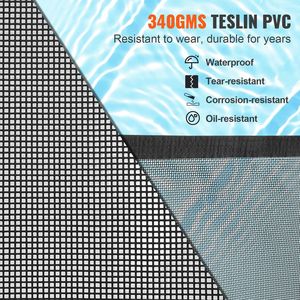 Valla de piscina de PVC Teslin de 4x72 pies, malla de 340gms, fácil instalación DIY, seguridad infantil extraíble para niños, mascotas, seguridad de natación al aire libre - Product Image 4