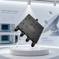 Diviseur de puissance RF large bande 2-18 GHz à faible perte d'insertion (1 à 4 voies) pour test, mesure et satellite