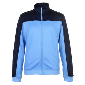 Veste de survêtement homme color block, entièrement zippée, col montant, design sportif, respirante, en polyester, pour le printemps - Product Image 5