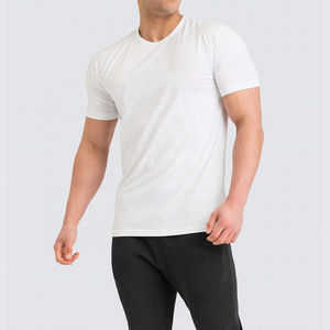 T-shirt Homme Personnalisé OEM 100% Coton, Dernière Collection Sport Course Manches Courtes Coupe Oversize - Product Image 4